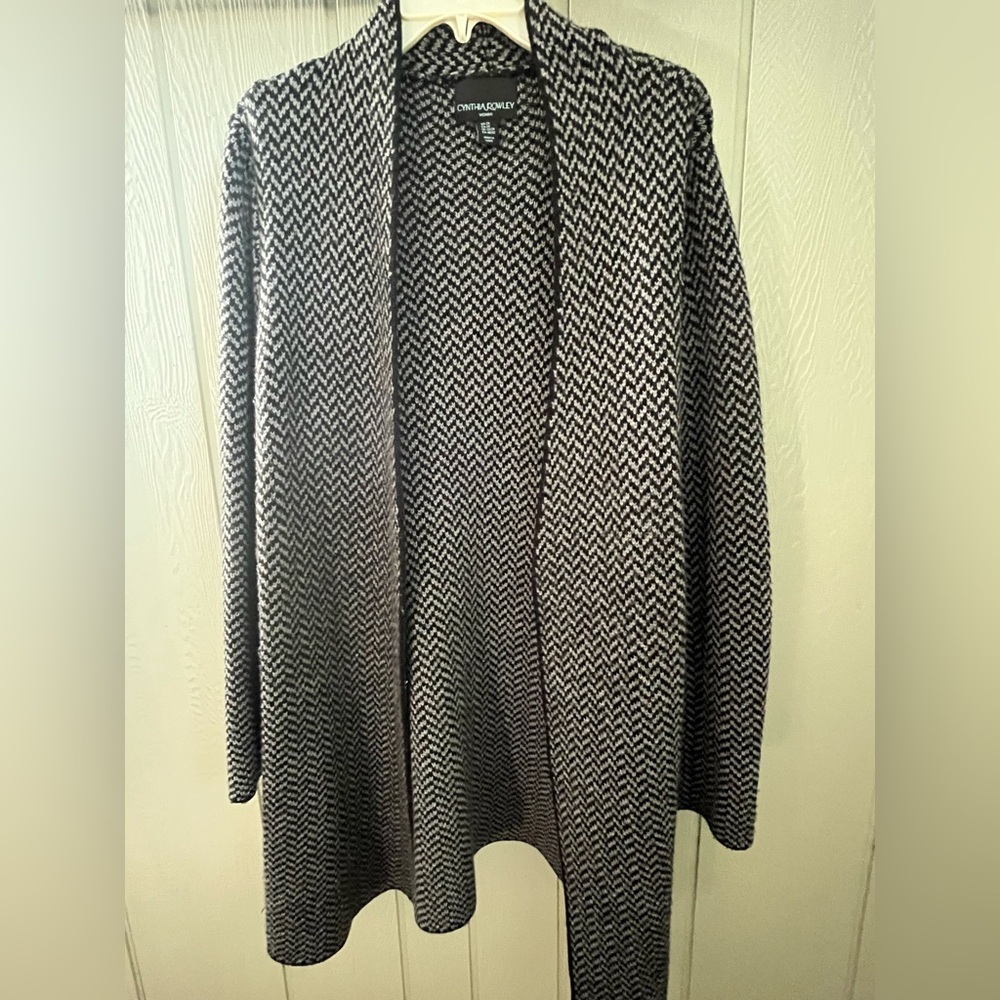 Cynthia Rowley Women's Herringbone Cardigan